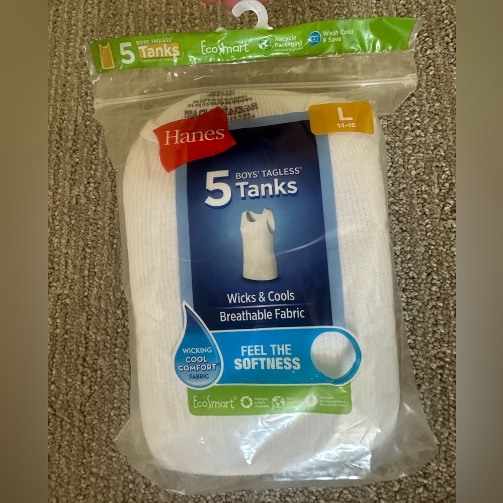 Hanes Tagless Tank Top (pack of five)